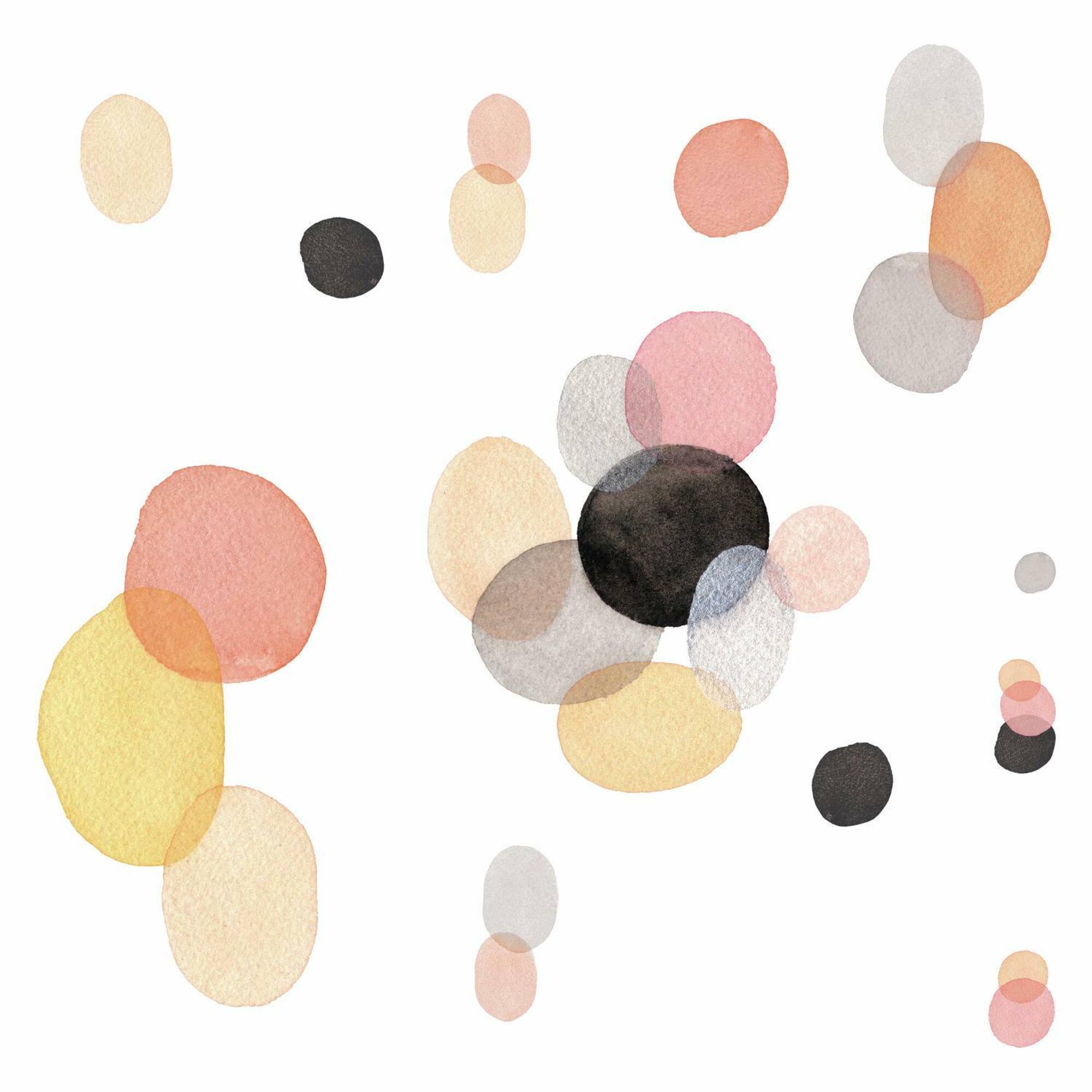 RoomMates Abstract Watercolor Shapes Peel & Stick Decals